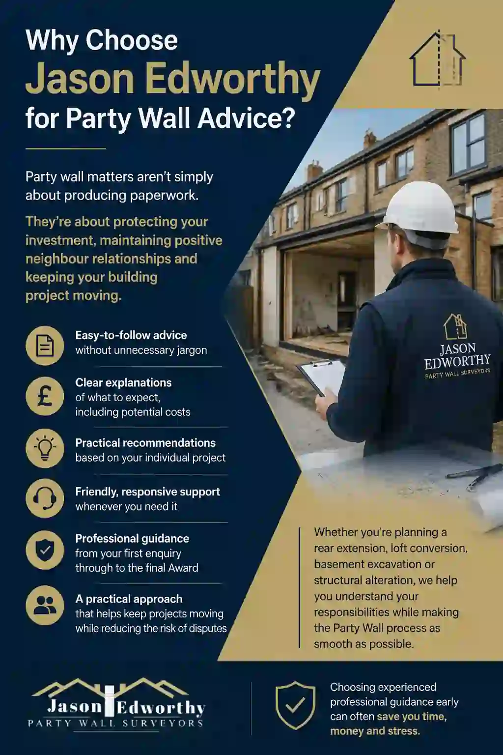 Why Choose Jason Edworthy for Party Wall Advice Sheffield?